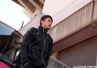 スタジアム入りする玉田　圭司【明治安田Ｊ２ 第3節 Ｃ大阪vs群馬】