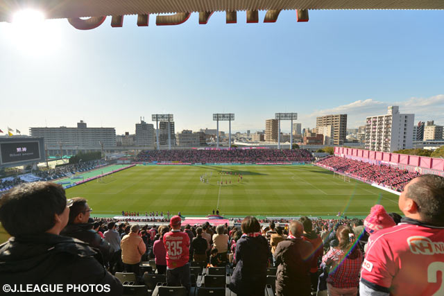 大阪からも被災地に向け黙祷が捧げられる【明治安田Ｊ２ 第3節 Ｃ大阪vs群馬】