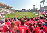 試合開始を前に熱気を増すゴール裏【明治安田Ｊ２ 第3節 Ｃ大阪vs群馬】