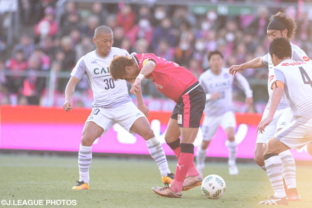 ファンを唸らせた柿谷 曜一朗（Ｃ大阪）のヒールシュート【明治安田Ｊ２ 第3節 Ｃ大阪vs群馬】