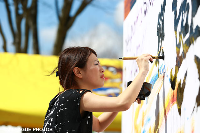 強い願いのこもった筆さばき【明治安田Ｊ１ 1st 第3節 仙台vs鹿島】