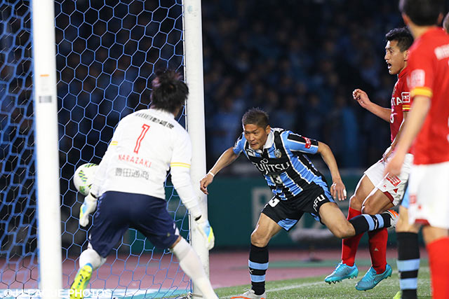 Ｊ１最多得点記録（158点）タイとなる同点ゴールで反撃の狼煙を上げた大久保 嘉人（川崎Ｆ）【明治安田Ｊ１ 1st 第3節 川崎Ｆvs名古屋】