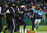 90分に値千金の同点ゴールを蹴り込んだ櫻内 渚（磐田）【明治安田Ｊ１ 1st 第3節 柏vs磐田】