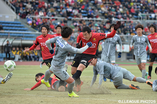 土壇場で試合を引き分けに持ち込んだ茂木 弘人（福島）【明治安田Ｊ３ 第1節 福島vs秋田】