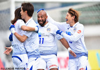 開始30分で2点を奪ったディエゴ（山形）【明治安田Ｊ２ 第3節 徳島vs山形】