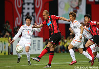 移籍後初ゴールで先制点をもたらしたジュリーニョ（札幌）【明治安田Ｊ２ 第3節 札幌vs愛媛】