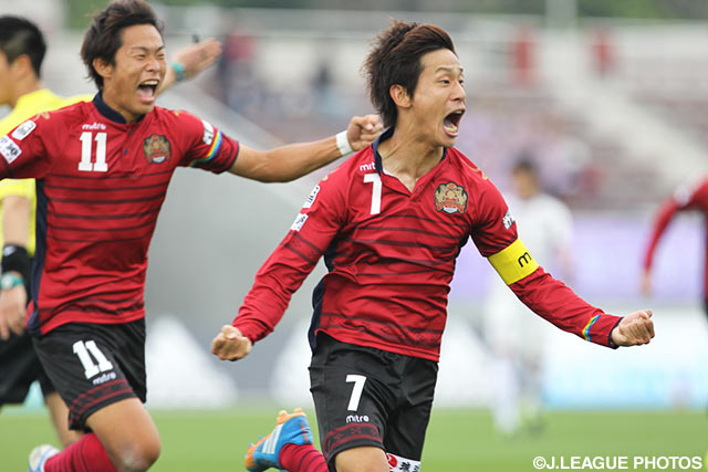 決勝ゴールで開幕白星の原動力となった田中 恵太（琉球）【明治安田Ｊ３ 第1節 琉球vs藤枝】