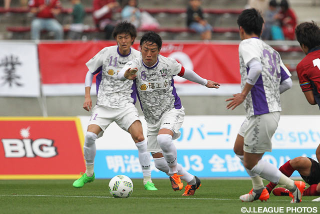 先発フル出場でチームをけん引した福王 忠世（藤枝）【明治安田Ｊ３ 第1節 琉球vs藤枝】