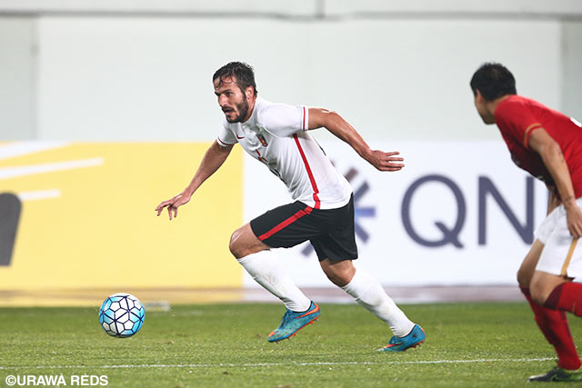 土壇場で同点ゴールをアシストしたズラタン（浦和）【ＡＣＬ GS MD3 広州恒大vs浦和】