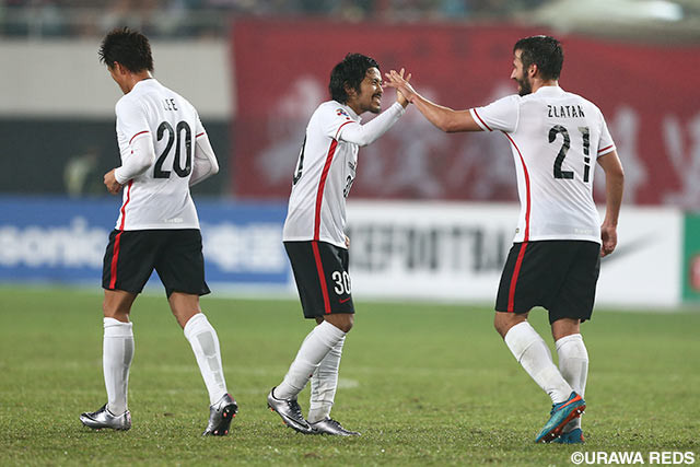 89分に起死回生の同点ゴールを決めた興梠 慎三（浦和）【ＡＣＬ GS MD3 広州恒大vs浦和】