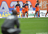 試合終了間際に大野 和成（#2）の同点ゴールで執念の勝点1を掴んだ新潟【明治安田Ｊ１ 1st 第4節 新潟vs柏】