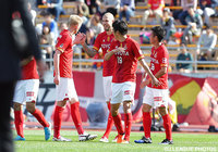 先制点を決め、4試合で3得点と好調のシモビッチ（名古屋）【明治安田Ｊ１ 1st 第4節 名古屋vs仙台】