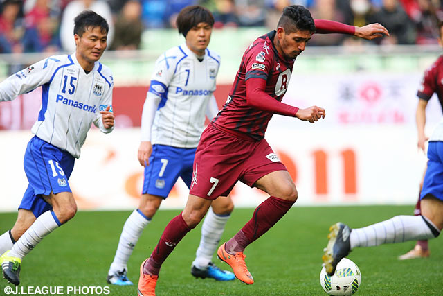 巧みなチャンスメイクで2ゴールを導き出したペドロ ジュニオール（神戸）【明治安田Ｊ１ 1st 第4節 神戸vsＧ大阪】