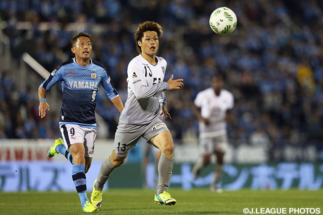 追加点を演出するなど左サイドで躍動した為田 大貴（福岡）【明治安田Ｊ１ 1st 第4節 磐田vs福岡】