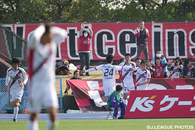 乱戦に終始を打ったのは岩政 大樹（岡山）！岡山が劇的勝利！ 【明治安田Ｊ２ 第4節 水戸vs岡山】