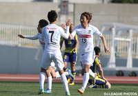 77分に同点ゴールを決めた木島 徹也（讃岐）【明治安田Ｊ２ 第4節 群馬vs讃岐】