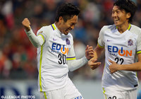 5点目を奪い、ゴールラッシュを締め括った柴﨑 晃誠（広島）【明治安田Ｊ１ 1st 第4節 大宮vs広島】