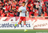 土壇場で2試合連続得点となる殊勲の同点弾を決めた清武 功暉（熊本）【明治安田Ｊ２ 第4節 北九州vs熊本】