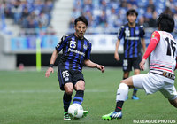 ガンバ大阪Ｕ－２３として81分までプレーした藤本 淳吾（G大23）【明治安田Ｊ３ 第2節 Ｇ大23vs盛岡】