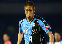 スタメンで出場した森本 貴幸（川崎Ｆ）【ＹＮＣ GS 第1節 川崎Ｆvs横浜FM】