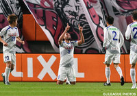 前半終了間際に貴重な追加点を決めたニウソン（甲府）【ＹＮＣ GS 第1節 鹿島vs甲府】