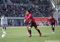 PKで先制点を決め、2試合連続ゴールの押谷 祐樹（岡山）【明治安田Ｊ２ 第5節 岡山vs北九州】