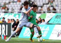 金 聖基（町田）が高木 善朗（東京Ｖ）に厳しいプレッシャーをかける【明治安田Ｊ２ 第5節 東京Ｖvs町田】