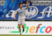 試合終了間際に劇的な決勝ゴールを挙げた鈴木 孝司（町田）【明治安田Ｊ２ 第5節 東京Ｖvs町田】