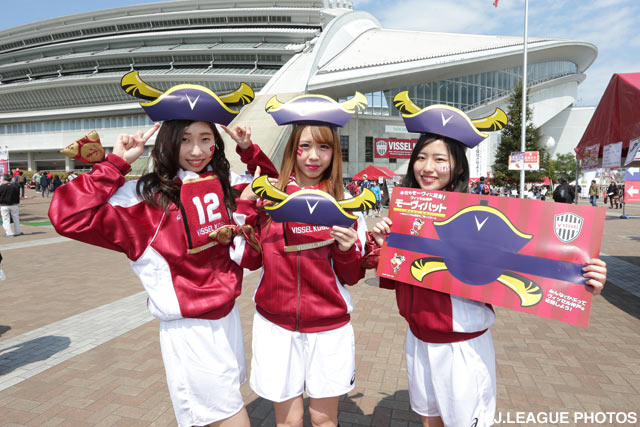 クラブ愛が溢れる神戸の女子サポーター【ＹＮＣ GS 第2節 神戸vs鹿島】