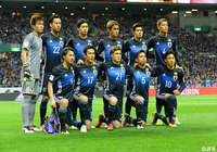 この日のスターティングメンバー。西川 周作（浦和）、宇佐美 貴史（Ｇ大阪）、森重 真人（FC東京）の国内組と本田 圭佑（ミラン）ら海外組のコンビネーションに注目【ロシアＷ杯 アジア2次予選 日本vsシリア】