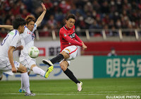 先制点のアシストに加え、自らも積極的にゴールを狙った李 忠成（浦和）【明治安田Ｊ１ 1st 第5節 浦和vs甲府】