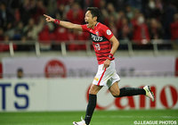 ドライブをかけた見事な一撃で今季初得点を決めた森脇 良太（浦和）【明治安田Ｊ１ 1st 第5節 浦和vs甲府】