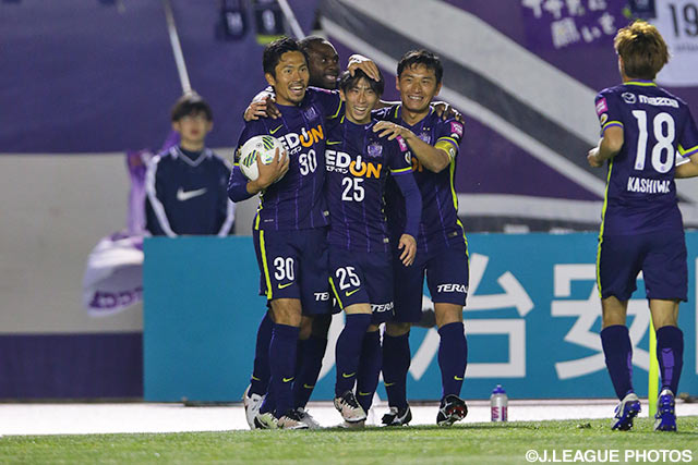 待望のＪリーグ初得点でリードを広げた茶島 雄介（広島）【明治安田Ｊ１ 1st 第5節 広島vs仙台】