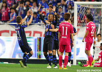 ボレーシュートで古巣から先制点を奪取したアデミウソン（Ｇ大阪）【明治安田Ｊ１ 1st 第5節 Ｇ大阪vs横浜FM】