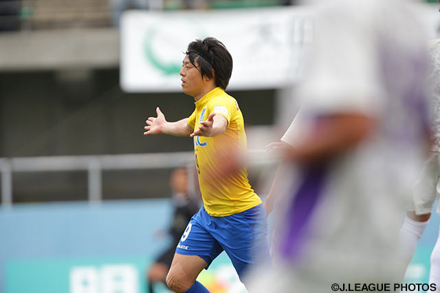 古巣から追加点を奪取した大石 治寿（栃木）【明治安田Ｊ３ 第3節 栃木vs藤枝】