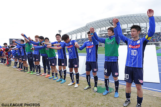 北関東ダービー クラシカルを制し、今季初勝利を挙げた水戸【明治安田Ｊ２ 第6節 水戸vs群馬】