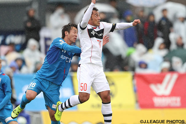 先発出場し、42分までプレーした駒野 友一（Ｆ東23）【明治安田Ｊ３ 第3節 秋田vsＦ東23】