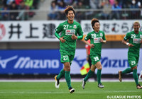 Ｊリーグ初得点となる同点ヘッドで反撃の狼煙を上げた苅部 隆太郎（岐阜）【明治安田Ｊ２ 第6節 徳島vs岐阜】