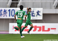 ダメ押しの3点目を決めた風間 宏矢（岐阜）【明治安田Ｊ２ 第6節 徳島vs岐阜】