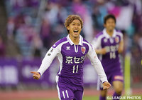48分にゴールを決め、スタメン起用に応えた堀米 勇輝（京都）【明治安田Ｊ２ 第6節 京都vs山形】