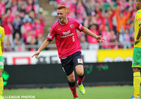 2ゴールの大活躍で勝利の立役者となったソウザ（Ｃ大阪）【明治安田Ｊ２ 第6節 Ｃ大阪vs千葉】