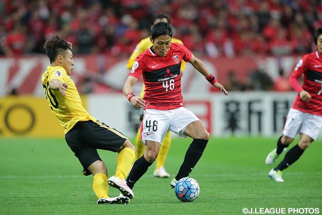 機を見た攻め上がりで攻撃に厚みを加えた森脇 良太（浦和）【ＡＣＬ GS MD4 浦和vs広州恒大】