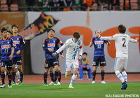 開始8分に先制ゴールを決めた谷口 彰悟（川崎Ｆ）【ＹＮＣ GS 第3節 新潟vs川崎Ｆ】