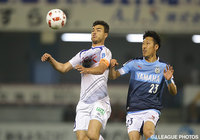 両チーム最多4本のシュートを放つなど存在感を示したクリスティアーノ（甲府）【ＹＮＣ GS 第3節 磐田vs甲府】