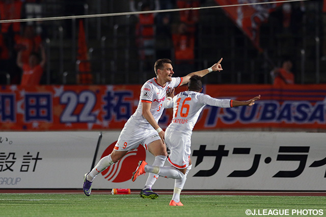 64分に決勝ゴールを決めたネイツ ペチュニク（大宮）【ＹＮＣ GS 第3節 湘南vs大宮】