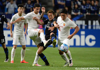 タイトなマークに苦しめられた手口 陽介（Ｇ大阪）【ＡＣＬ GS MD4 Ｇ大阪vs上海上港】