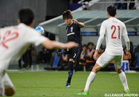 最後まで中盤で奮闘した遠藤 保仁（Ｇ大阪）【ＡＣＬ GS MD4 Ｇ大阪vs上海上港】