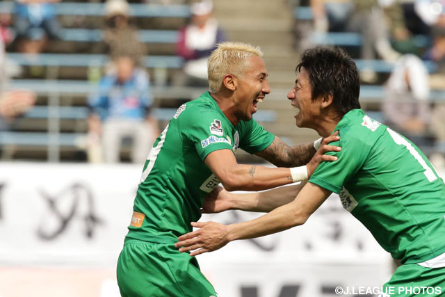 2ゴールを決め攻撃陣を牽引した鈴木 ブルーノ（岐阜）【明治安田Ｊ２ 第7節 讃岐vs岐阜】