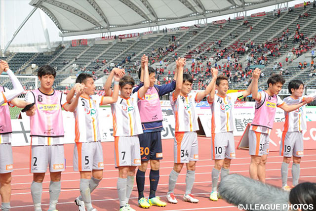 1点リードを守り切り、Ｊ２初の連勝となった山口【明治安田Ｊ２ 第7節 熊本vs山口】