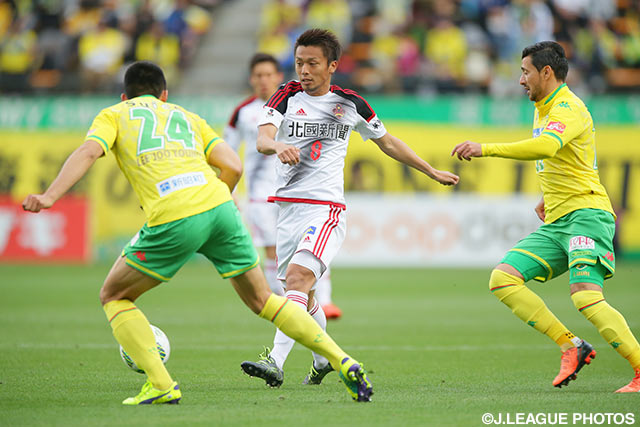 開幕から全試合フルタイム出場を続ける山藤 健太（金沢）【明治安田Ｊ２ 第7節 千葉vs金沢】
